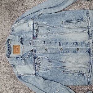 Levi Distressed Denim Jacket